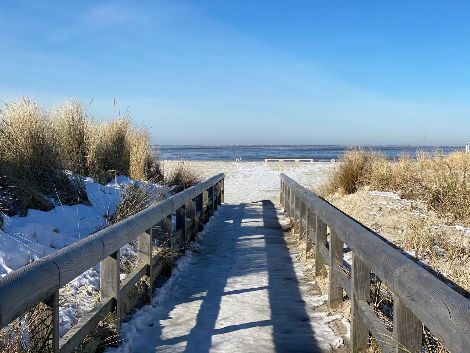 Fewo Friesenbude Nessmersiel, Garten, Wallbox, Bettwaesche Inclusive, Bagian luar foto